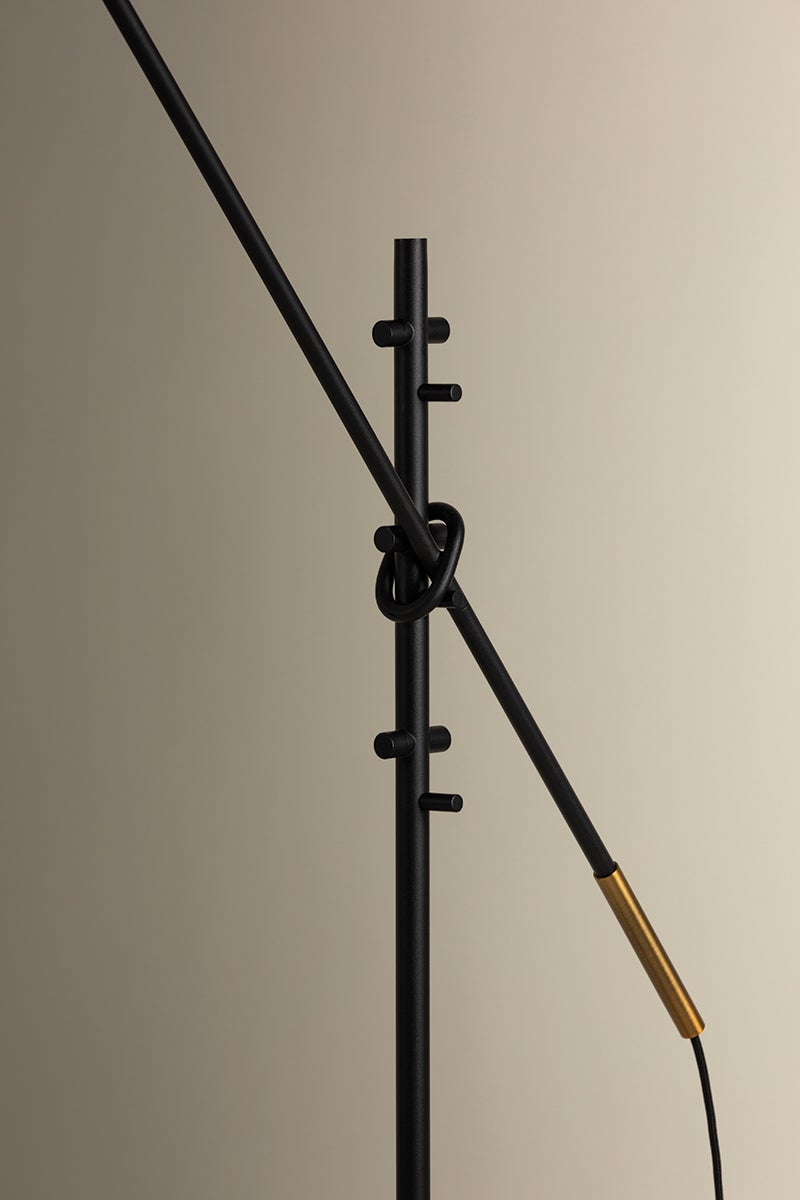 Troy Lighting NAVIN Floor Lamp — PFL2678-PBR/TBK