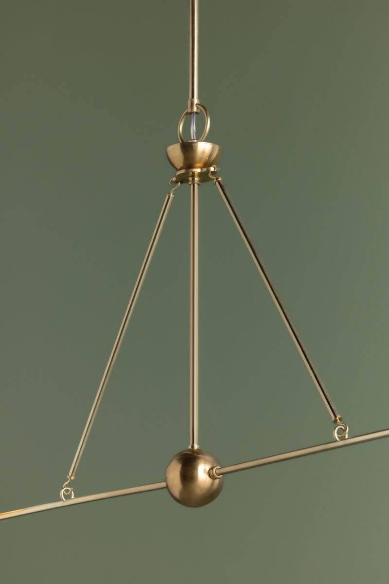 Hudson Valley Lighting Burghley Linear — MDS2001-AGB/OW