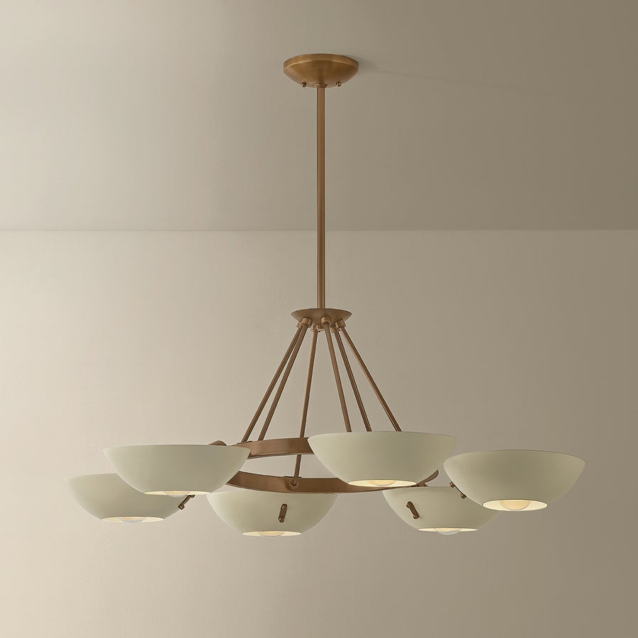 Troy Lighting Alturas Chandelier — F2141-PBR/SSD