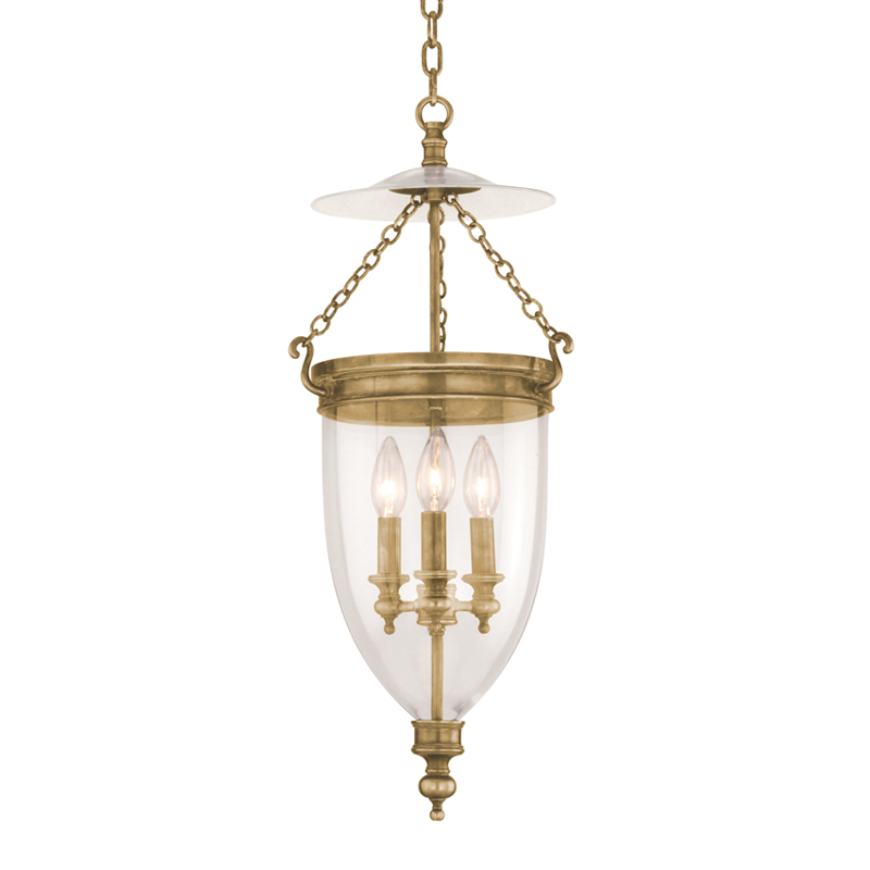 Hudson Valley Lighting Hanover Pendant — Aged Brass