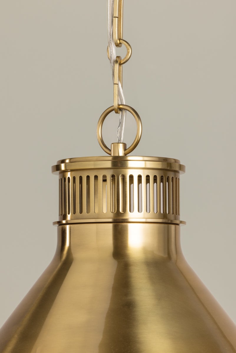 Hudson Valley Lighting Highclere Pendant — Aged Brass