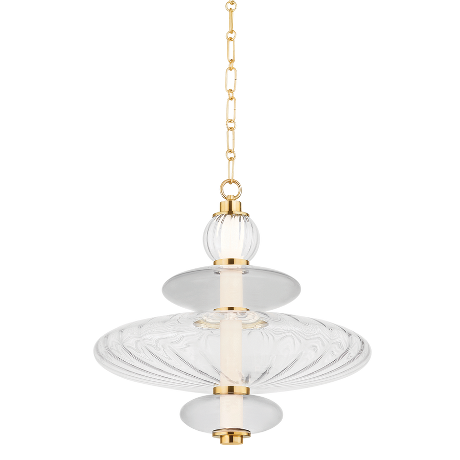 Hudson Valley Lighting WILLIAMS PENDANT — Aged Brass
