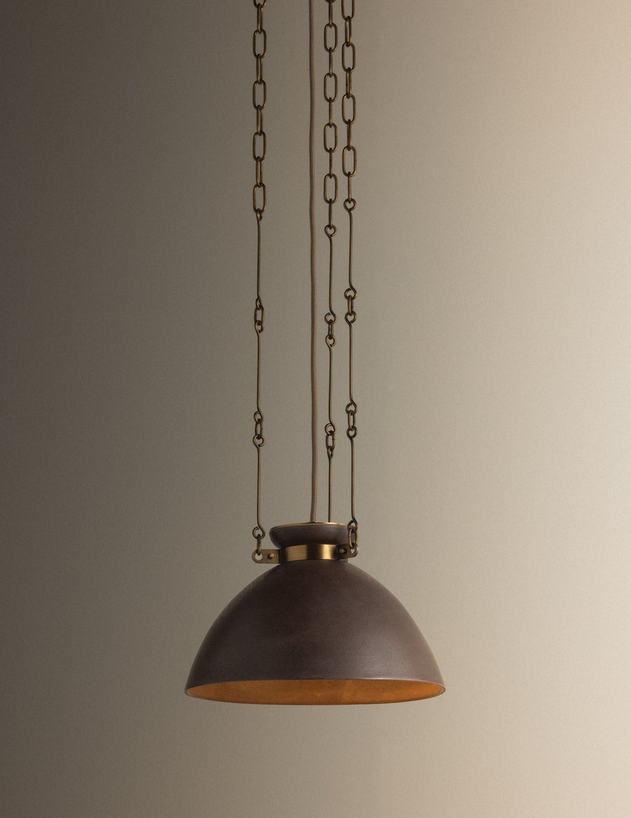 Troy Lighting Allston Pendant — F7314-PBR/CMU
