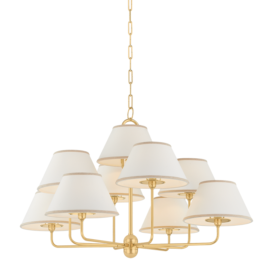 Hudson Valley Lighting DURLAND Chandelier — Aged Brass