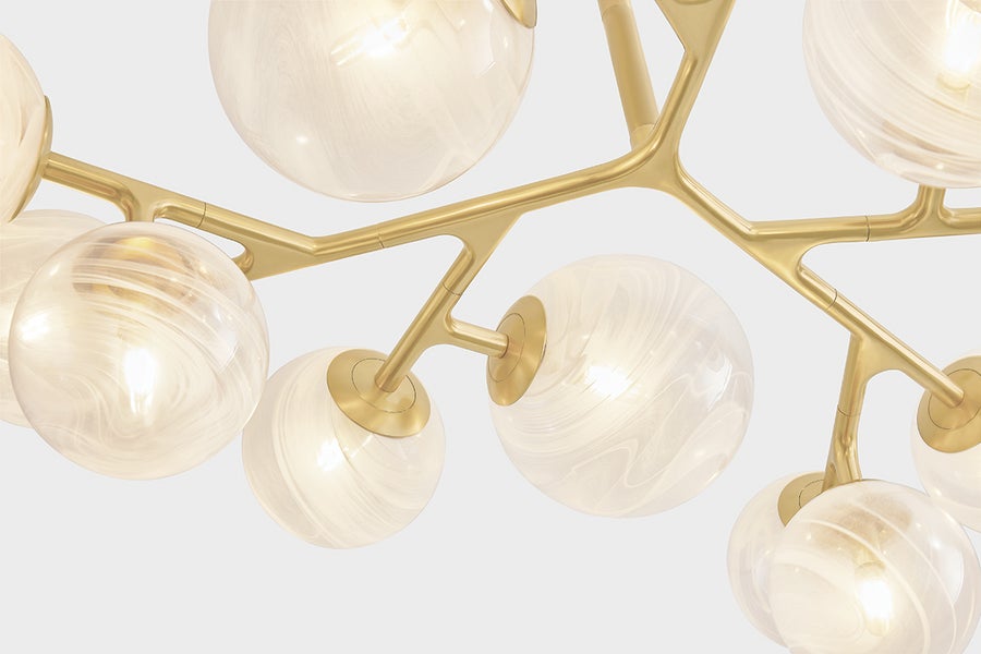 Corbett Lighting GLASGOW Chandelier — 488-47-VPB