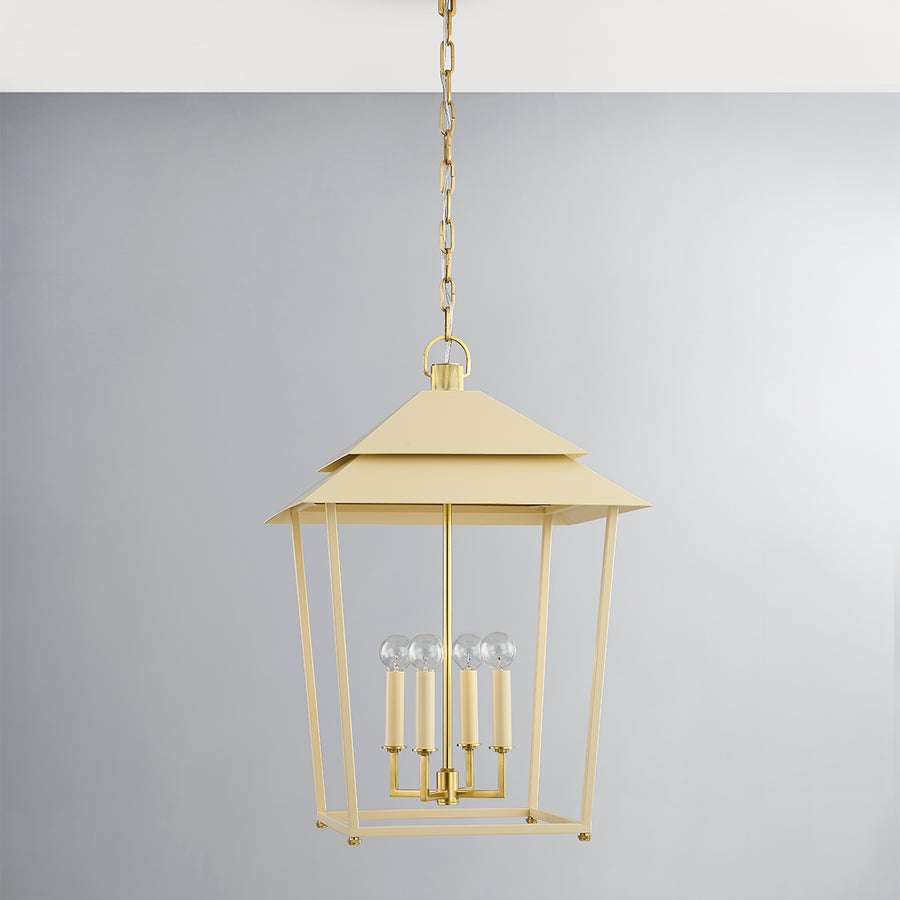 Hudson Valley Lighting Natick Lantern — 5127-AGB/SSD