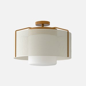 Swell Flush Mount in Shell White Satin thumbnail 3