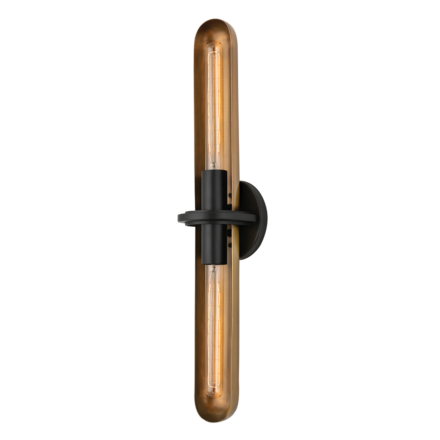 Troy Lighting TUSCON Wall Sconce — B8626-PBR/SBK