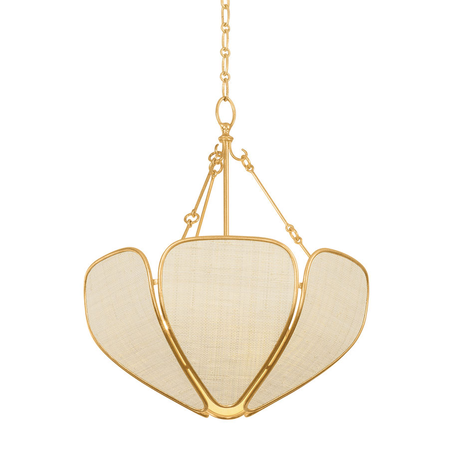 Hudson Valley Lighting Bayville Pendant — Vintage Gold Leaf