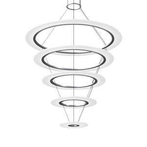 Arctic Rings™ Fixtures & Pendants in Bright Satin Aluminum thumbnail