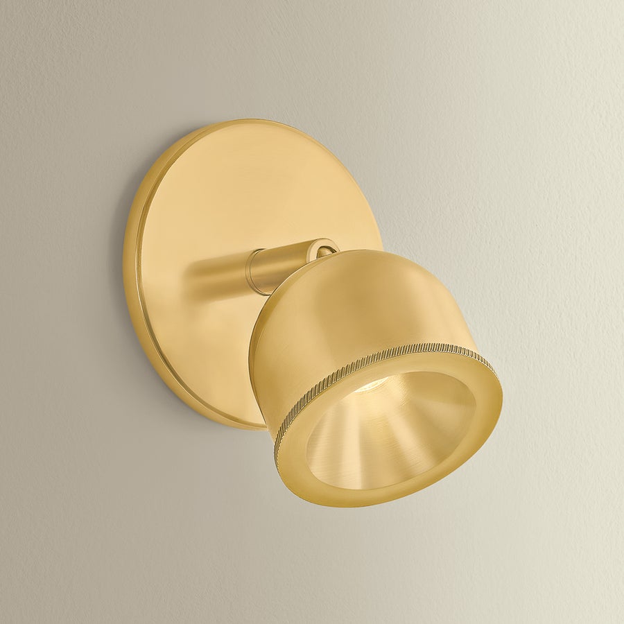 Hudson Valley Lighting Tuthill Flush Mount — Aged Brass