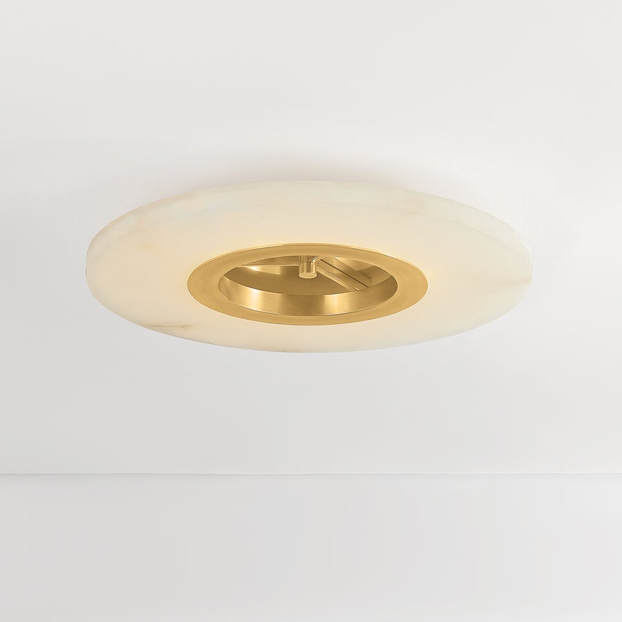 Hudson Valley Lighting ALTO Semi Flush — Aged Brass