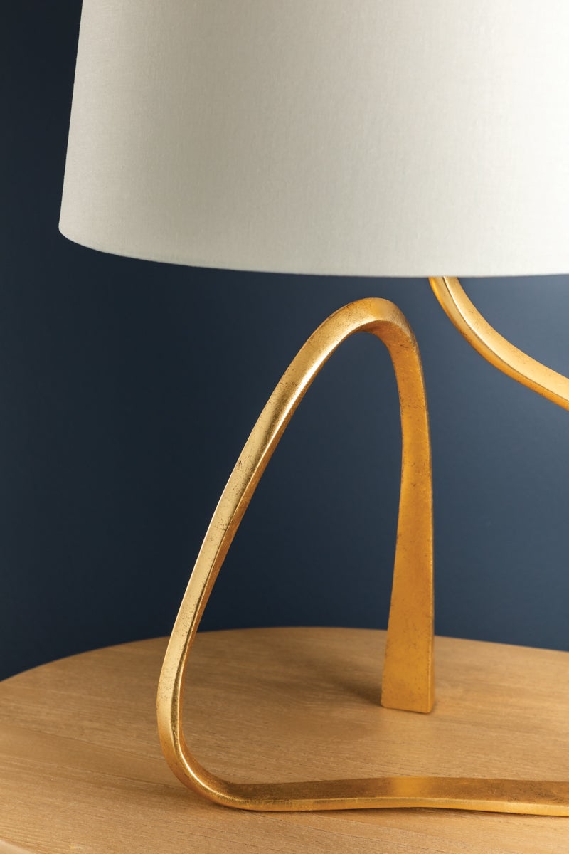 Hudson Valley Lighting Tharold Table Lamp — Vintage Gold Leaf