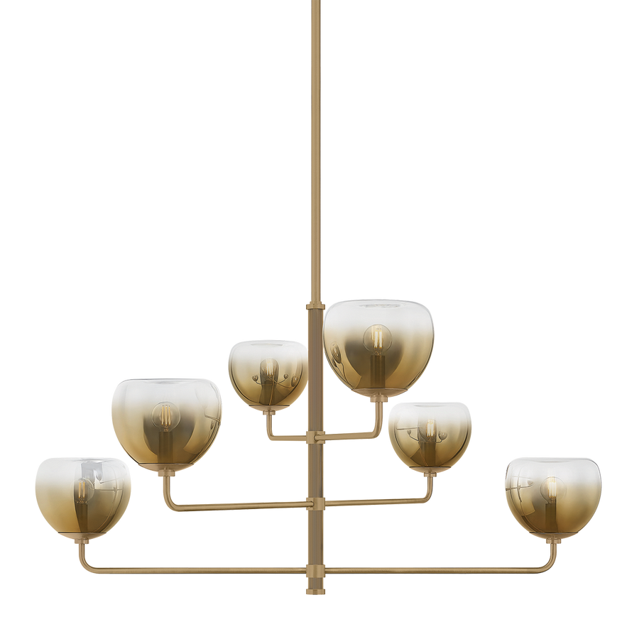 Troy Lighting AUGUST CHANDELIER — F3745-PBR