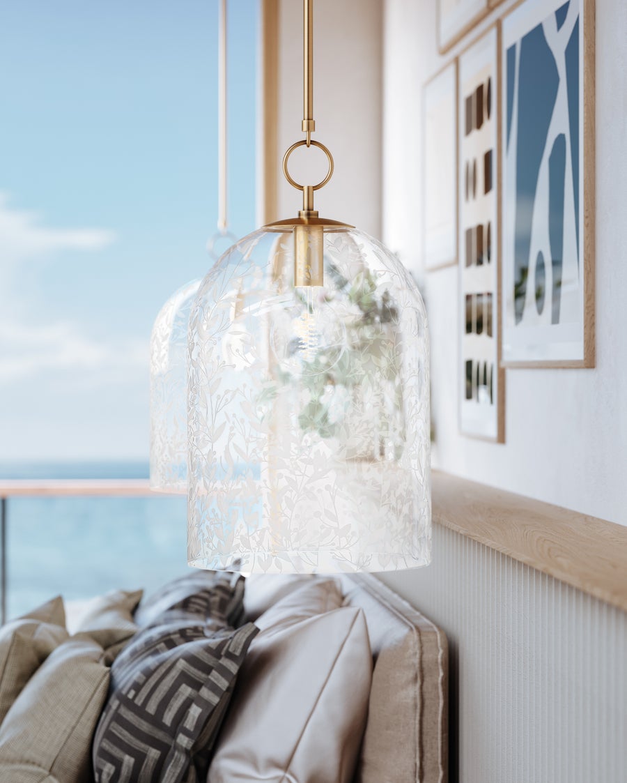 Hudson Valley Lighting Belleville Pendant — Aged Brass