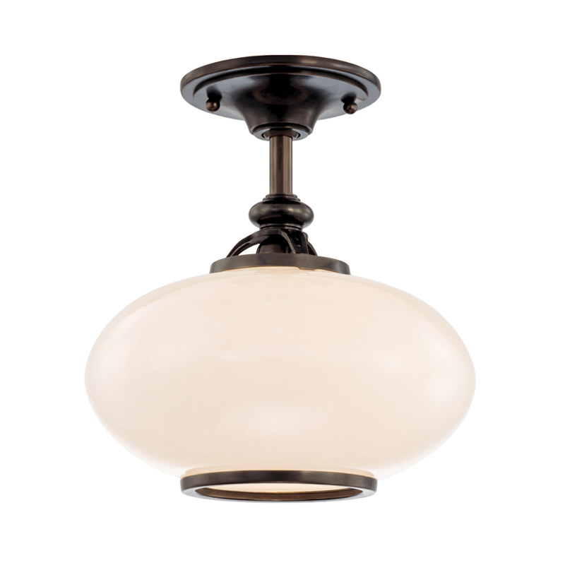 Hudson Valley Lighting Canton Semi Flush — Old Bronze