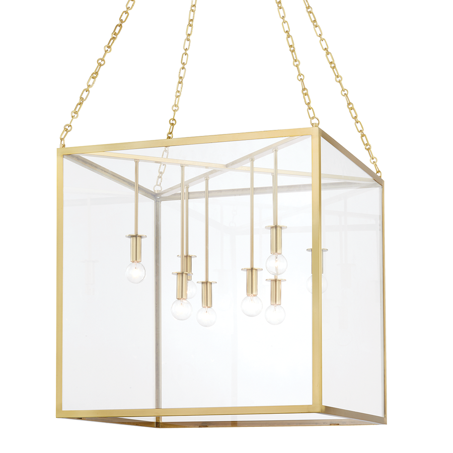 Hudson Valley Lighting Catskill Lantern — Aged Brass