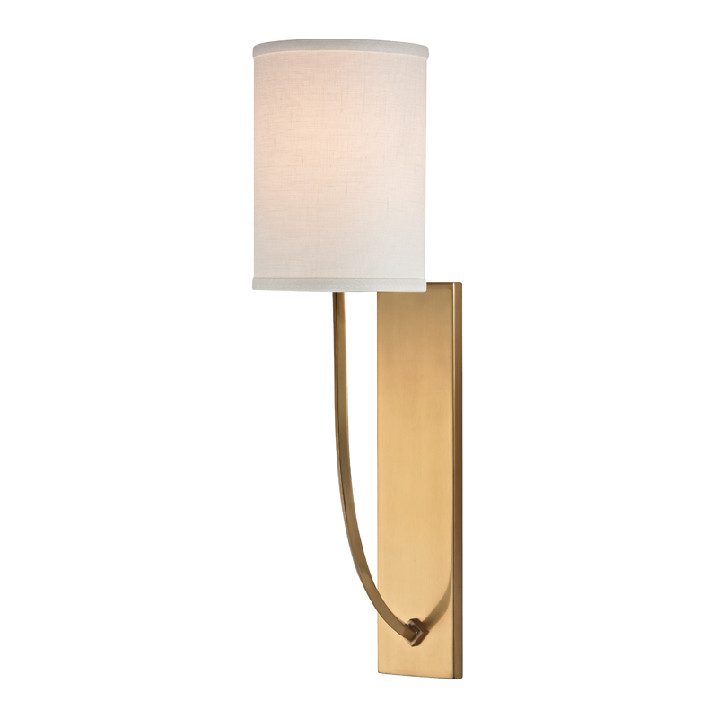 Hudson Valley Lighting Colton Wall Sconce — Aged Brass