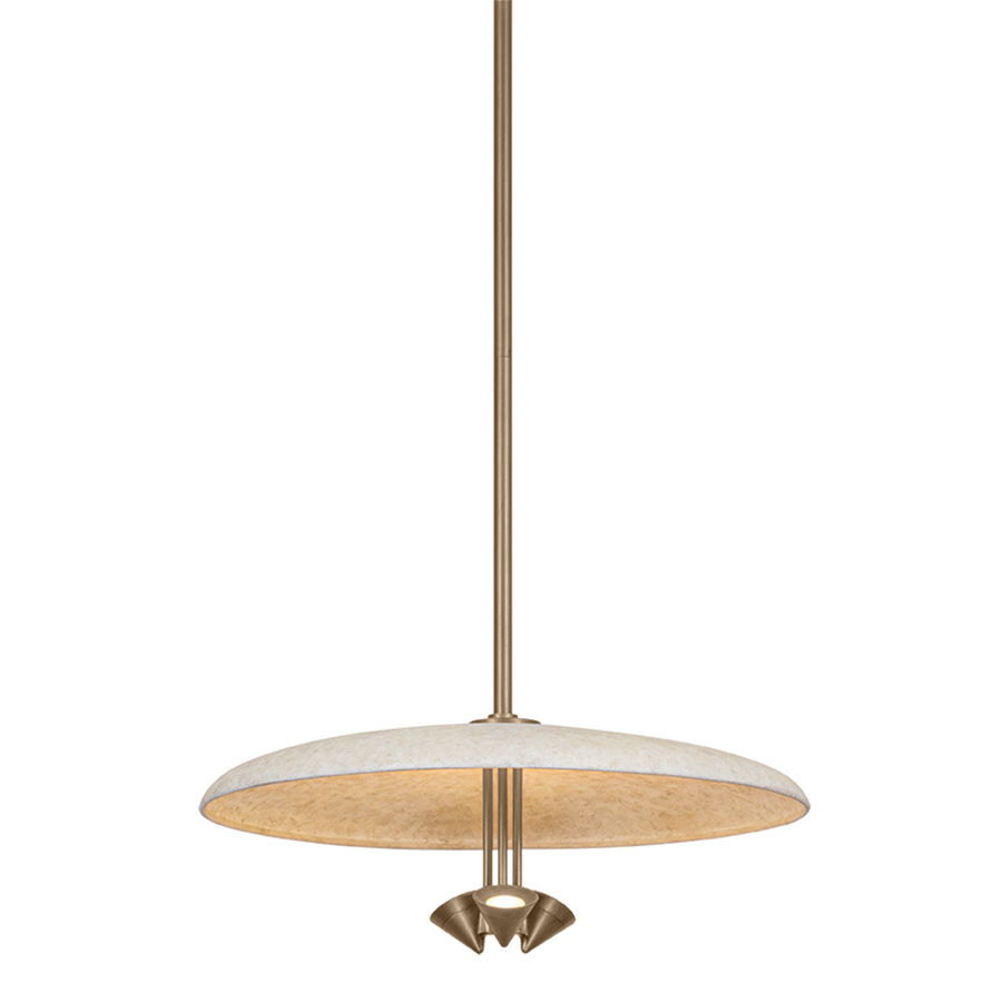 Troy Lighting Garth Pendant — F2820-PBR/WTW