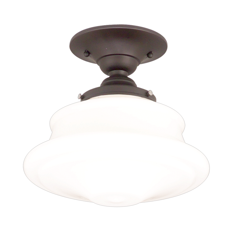 Hudson Valley Lighting Petersburg Semi Flush — Old Bronze