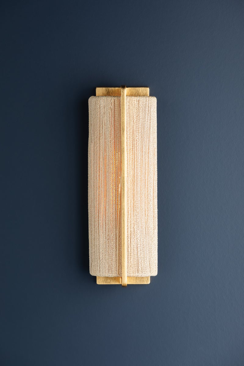 Hudson Valley Lighting QUEBEC Wall Sconce — Gold Leaf