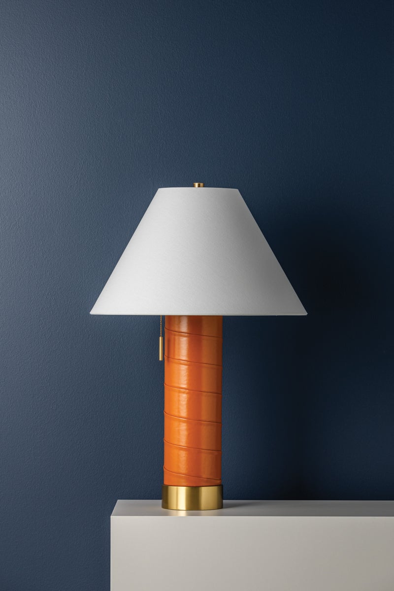 Hudson Valley Lighting NORWALK Table Lamp — Aged Brass