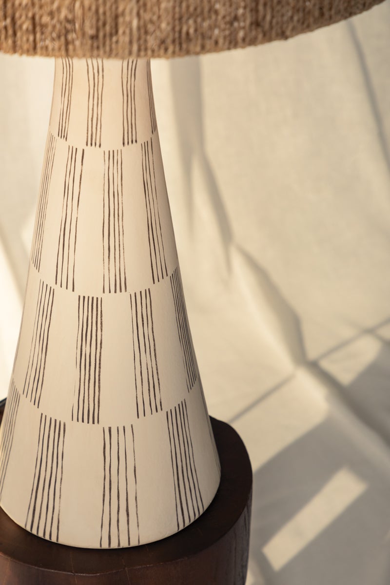 Troy Lighting Palma TABLE LAMP — PTL1230-SBK/CGH