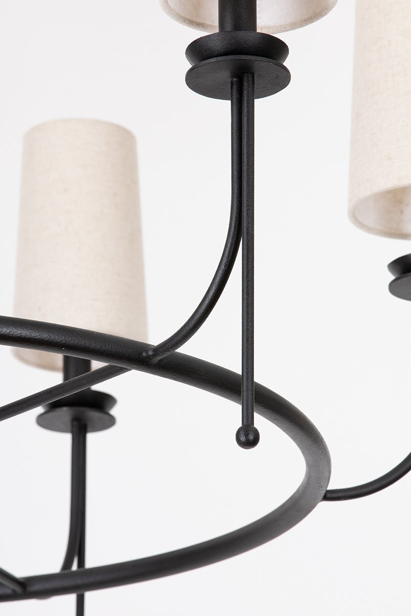 Troy Lighting Calder Chandelier — F1240-FOR