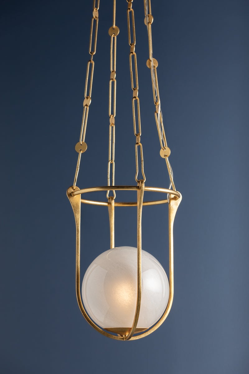 Hudson Valley Lighting VERBANK LANTERN — Vintage Gold Leaf