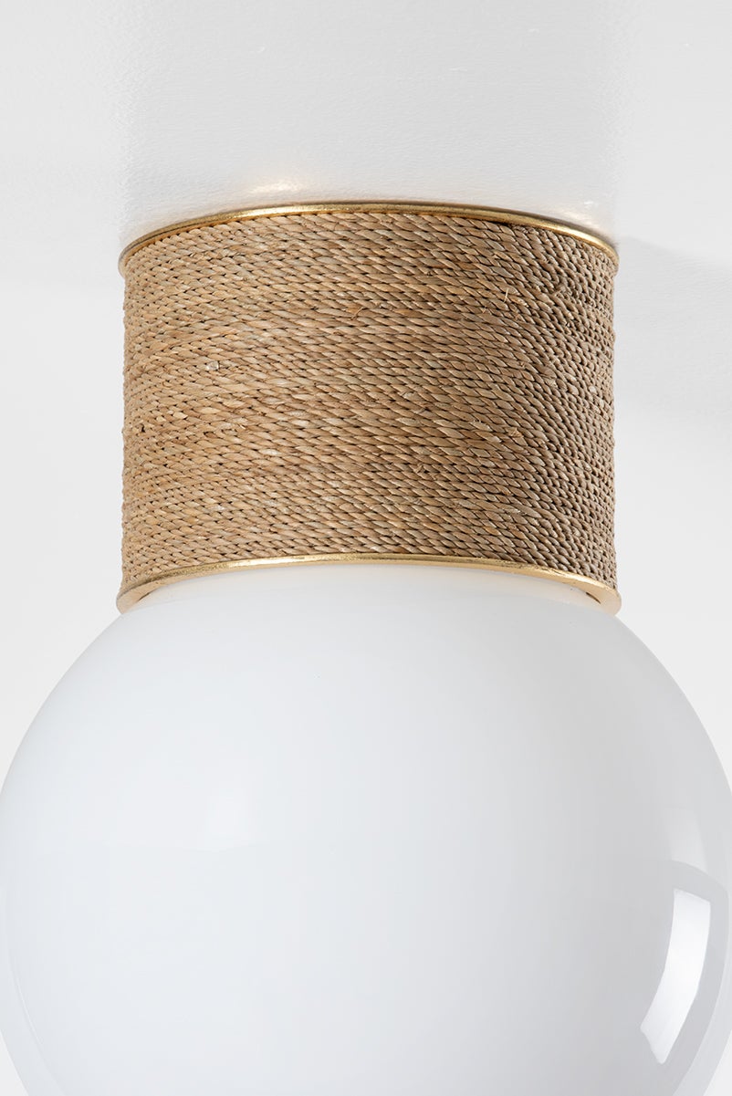 Hudson Valley Lighting ARDSLEY Flush Mount — Vintage Gold Leaf