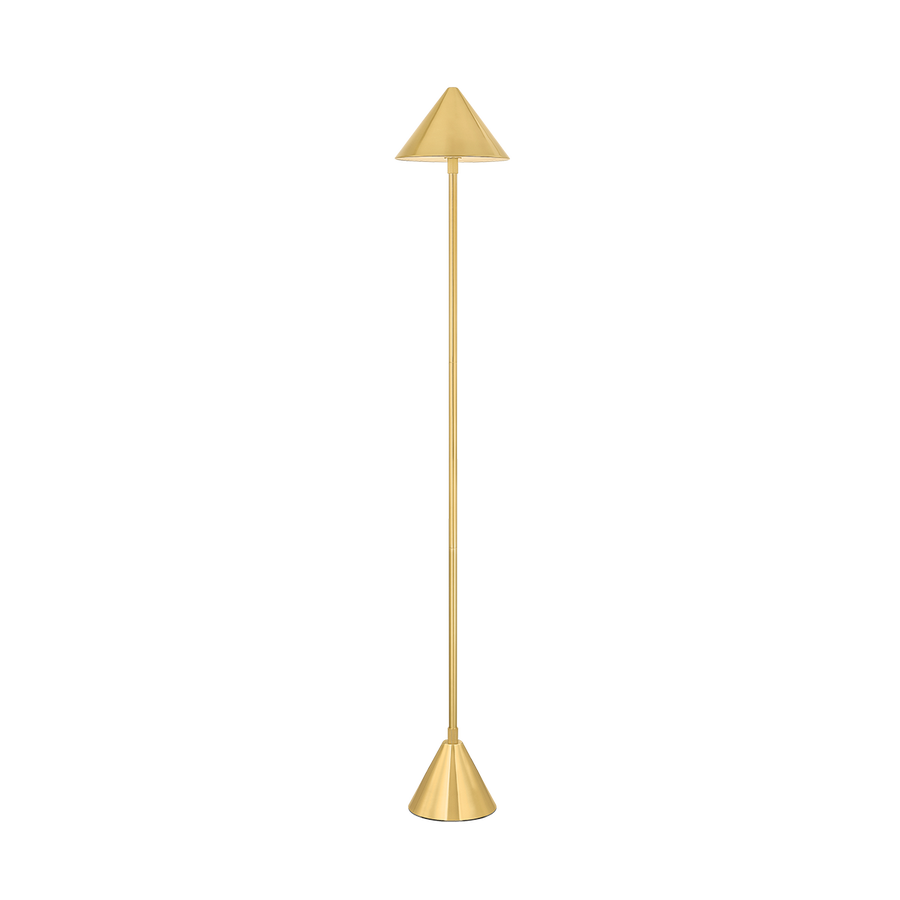 Hudson Valley Lighting SALMA Rechargeable Floor Lamp — Aged Brass