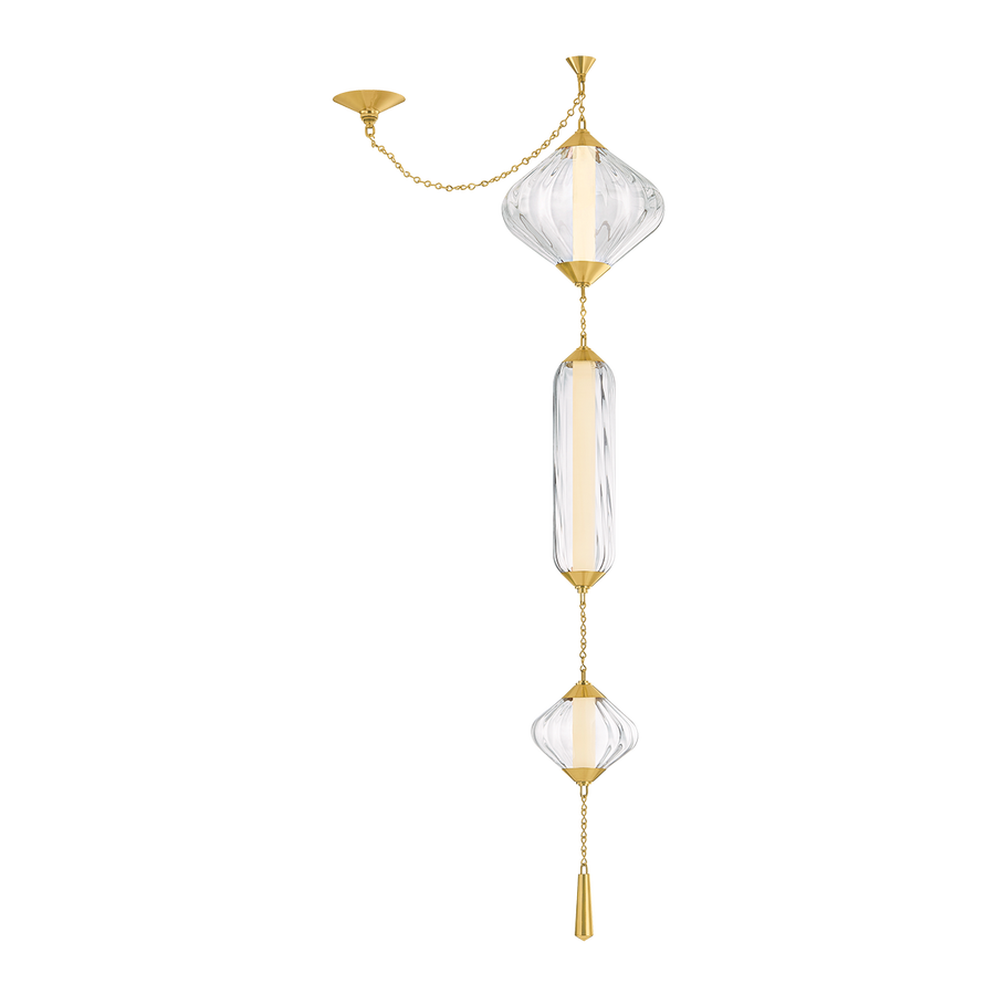 Corbett Lighting Fiorello Pendant — 545-13-VPB