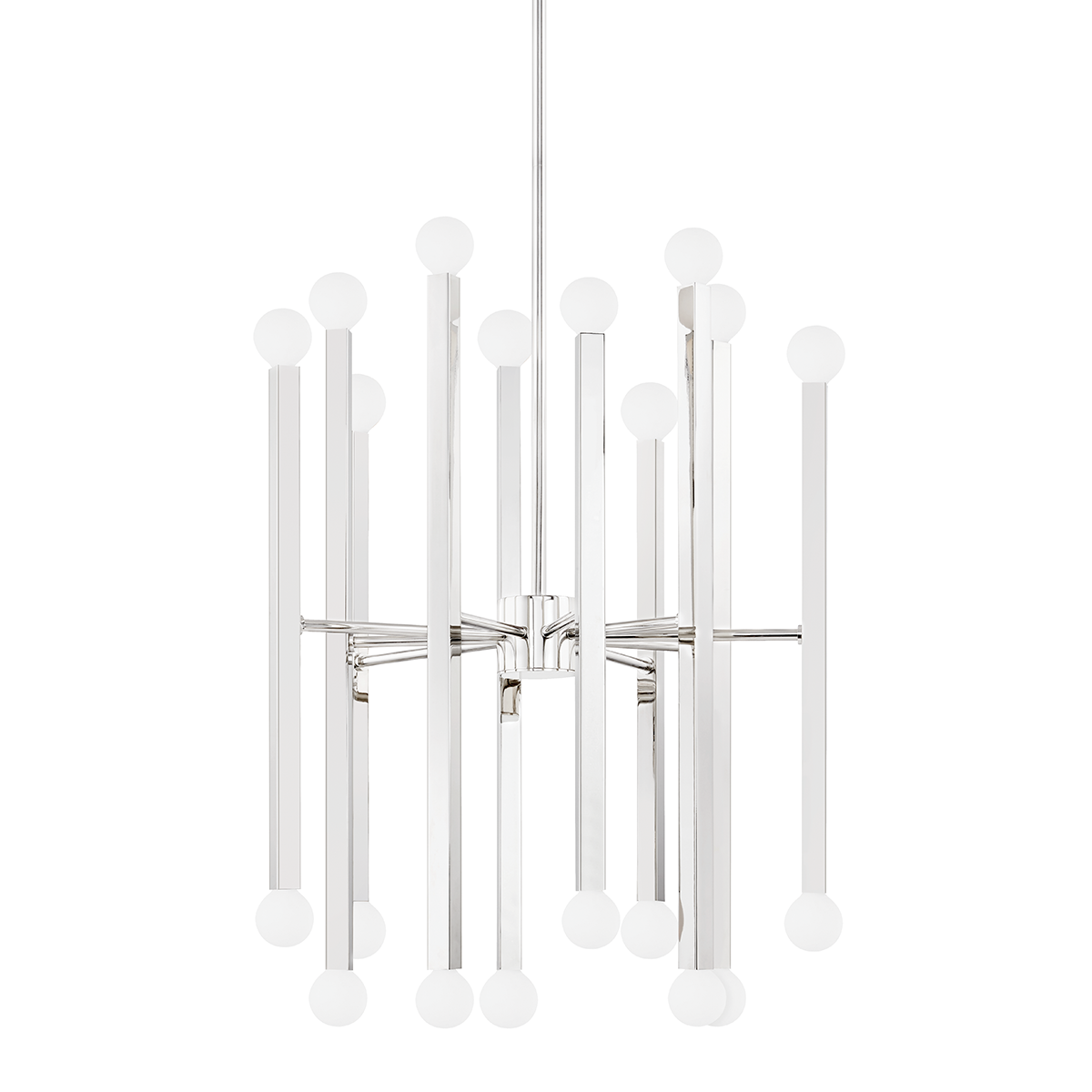 【BB】 P. veitchii Lumina White 23/8/25 Chalice LED Chandelier With White Finish – CWI LIGHTING
