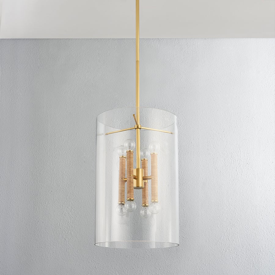 Hudson Valley Lighting Barlow Lantern — Aged Brass