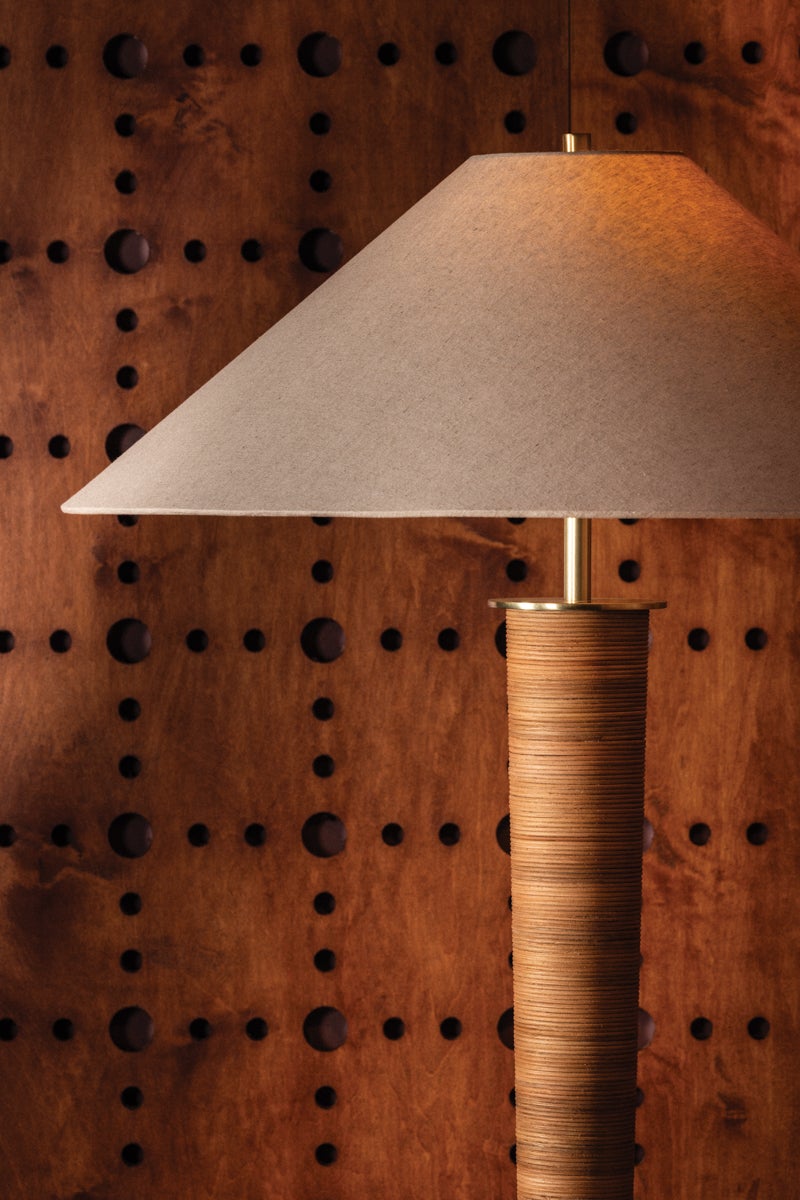 Hudson Valley Lighting BOHICKET Floor Lamp — Aged Brass