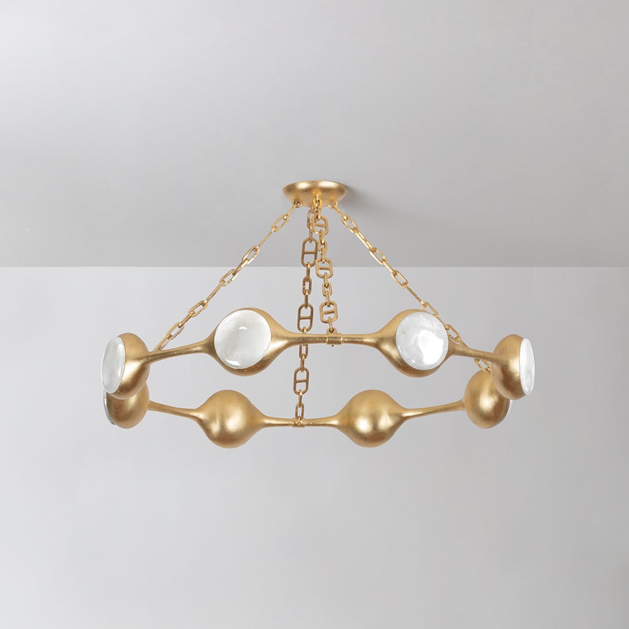 Corbett Lighting RIVIERE CHANDELIER — 465-40-VGL