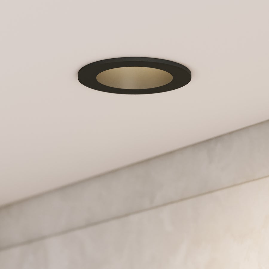 CSL CSL Forme 3" LED Recessed Downlight, Remodel, Round Black Trim, 2700K — DLT3RIC-27-RFSTBK