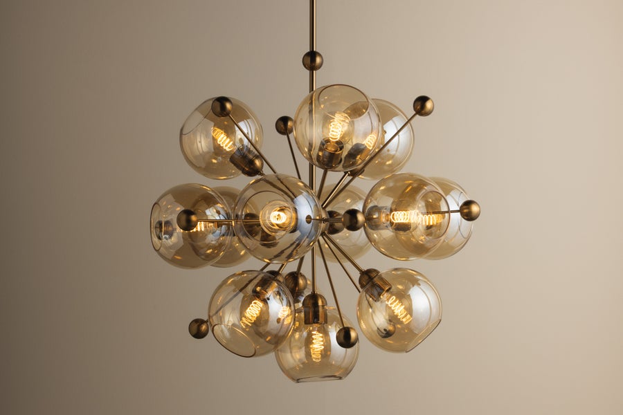 Troy Lighting ELLORY CHANDELIER — F1232-PBR