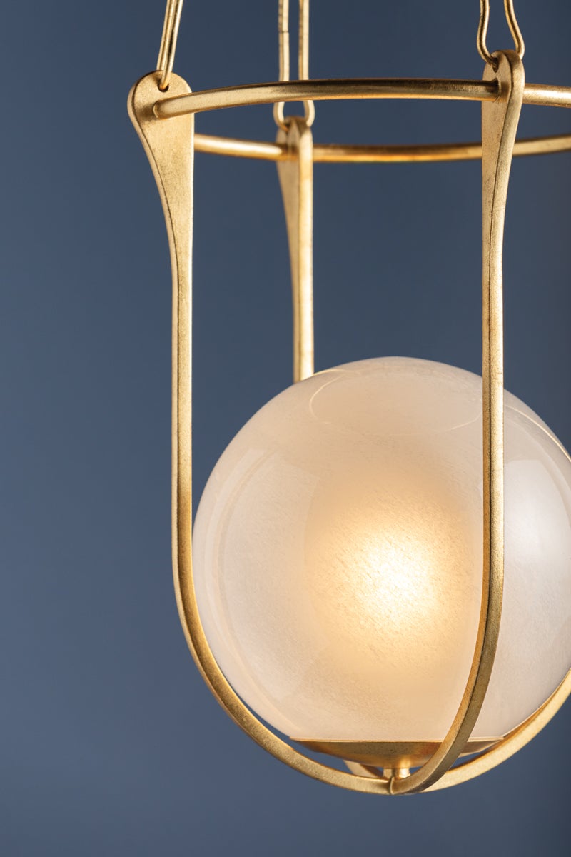 Hudson Valley Lighting VERBANK LANTERN — Vintage Gold Leaf
