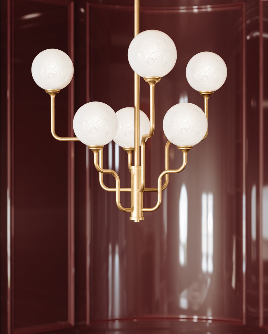 Corbett Lighting Onyx Chandelier — 332-28-VGL