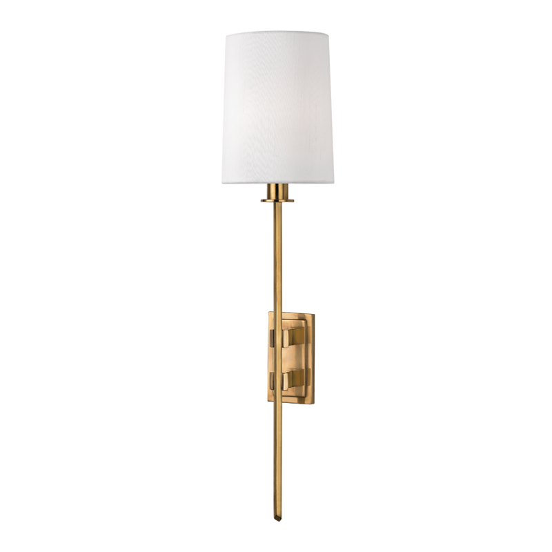 Hudson Valley Lighting Fredonia Wall Sconce — Aged Brass
