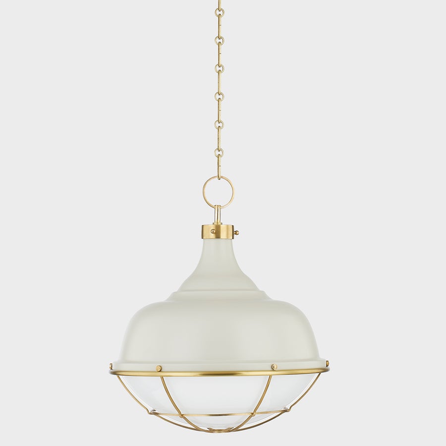 Hudson Valley Lighting HOLKHAM Pendant — MDS1502-AGB/OW