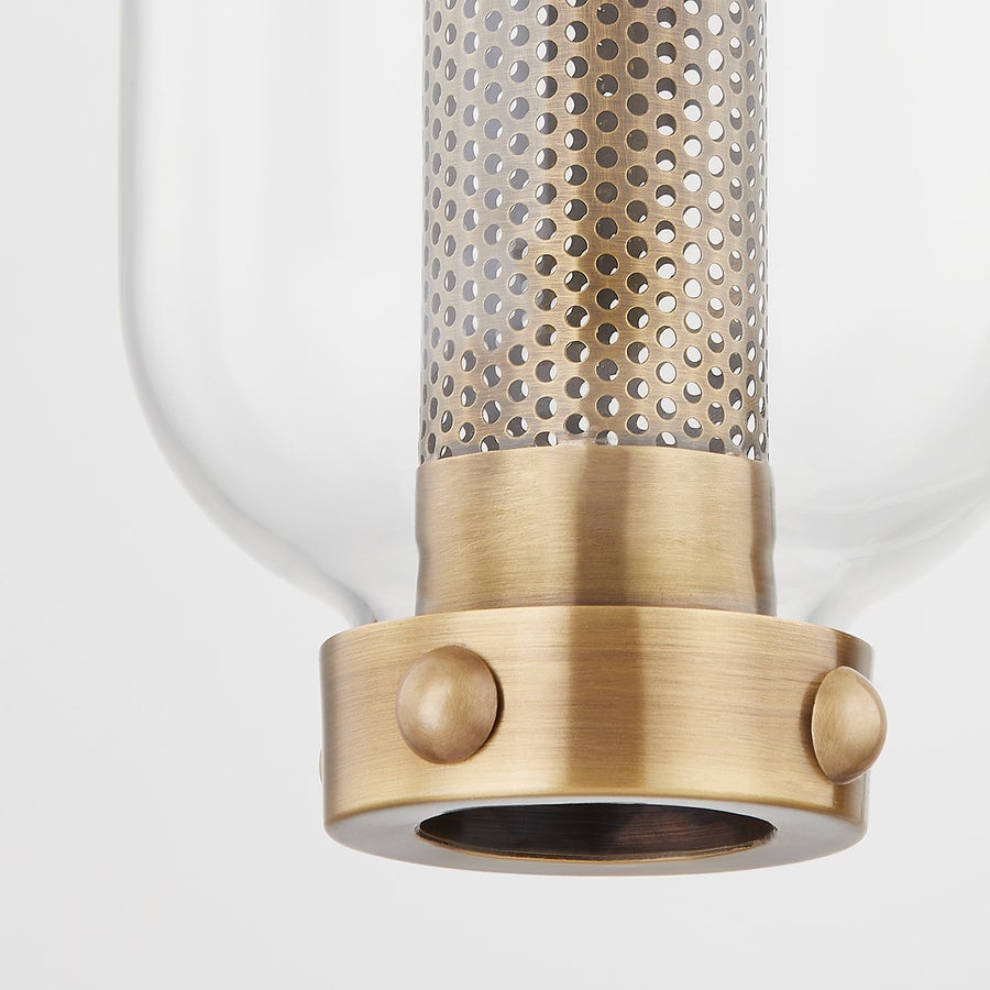 Troy Lighting Atwater Exterior Wall Sconce — B7034-PBR