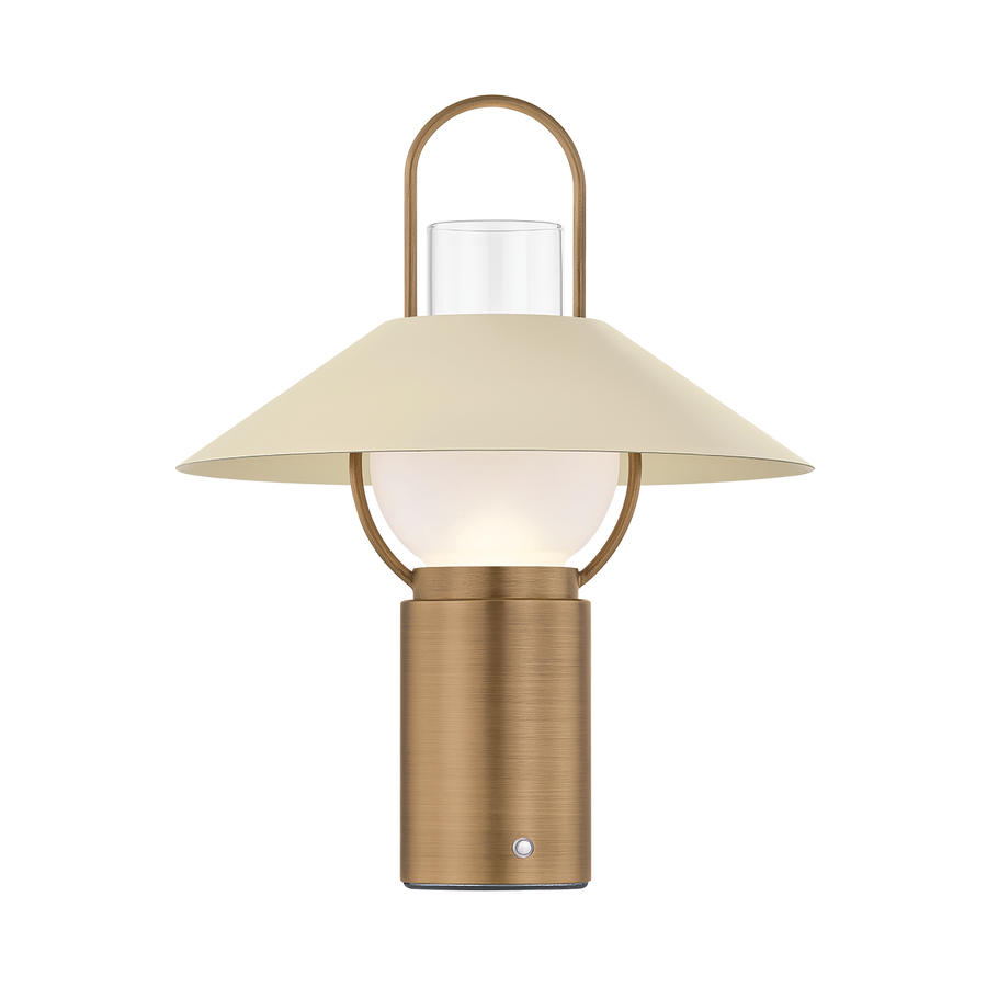 Troy Lighting Kindle Rechargeable Table Lamp — RTL4715-PBR/SSD