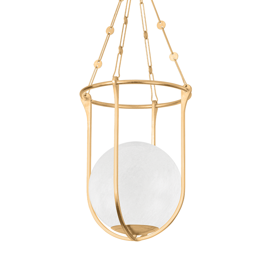 Hudson Valley Lighting VERBANK LANTERN — Vintage Gold Leaf