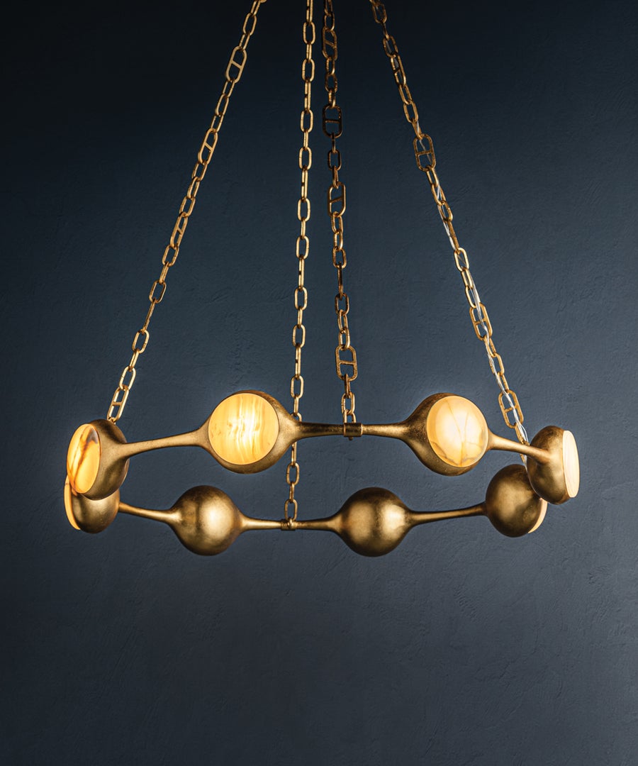 Corbett Lighting RIVIERE CHANDELIER — 465-40-VGL