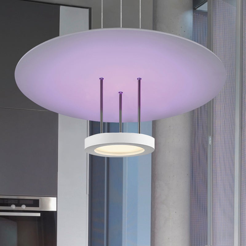 Chromaglo™ Spectrum Fixtures & Pendants in Satin White, image 2