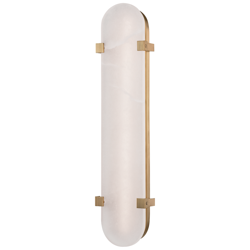 Hudson Valley Lighting Skylar Wall Sconce — Aged Brass