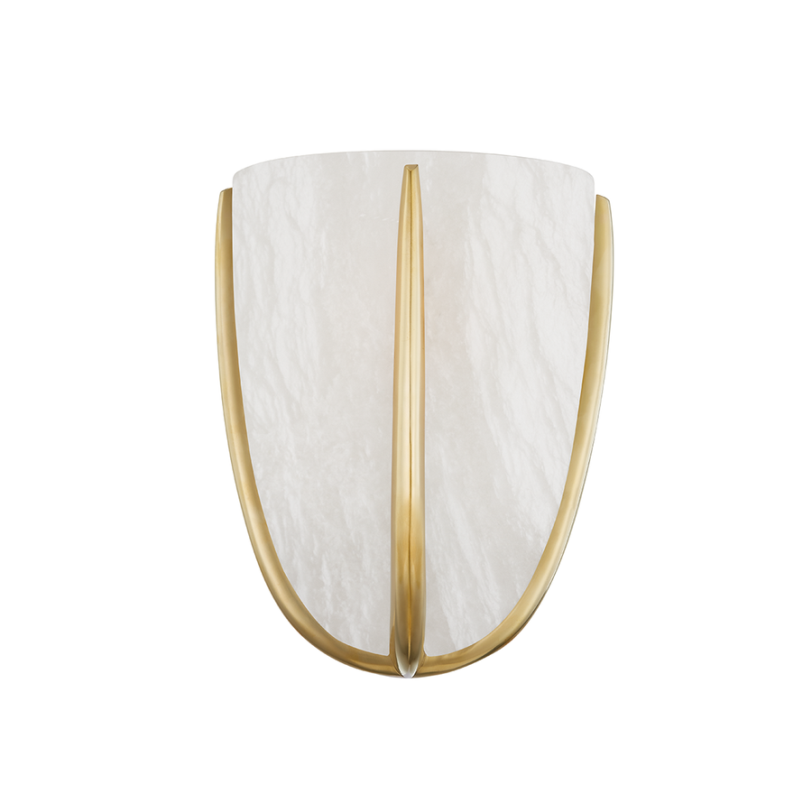 Hudson Valley Lighting Wheatley Wall Sconce — Aged Brass