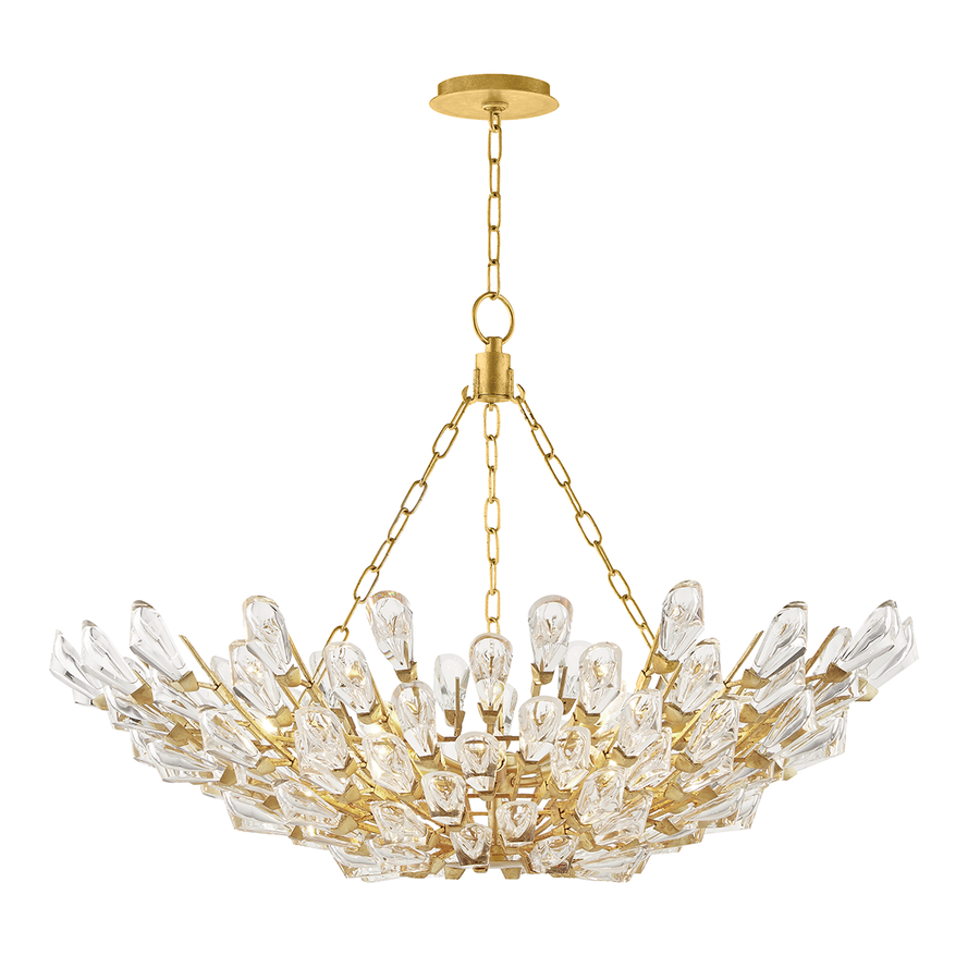Hudson Valley Lighting Tulip Chandelier — Gold Leaf
